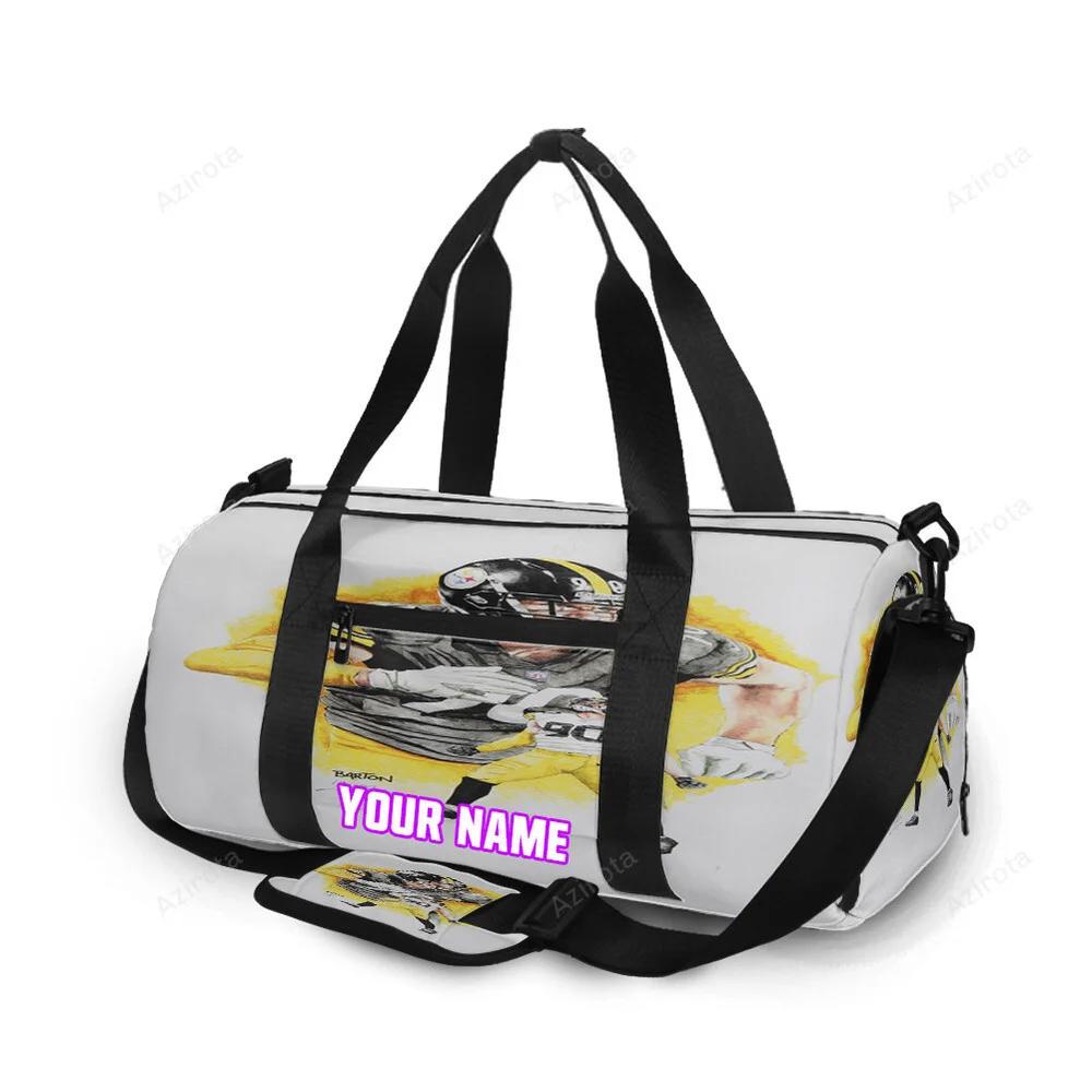 Pittsburgh steelers t j watt no90 m6 personalized name travel bag gym bag 2001 Travel Bag