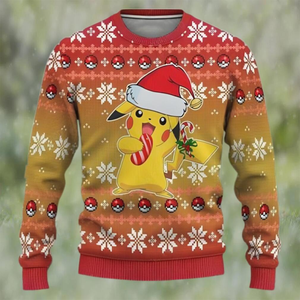 Pokemon christmas sweater pikachu best ugly christmas sweaters gift for christmas Christmas Ugly Sweater