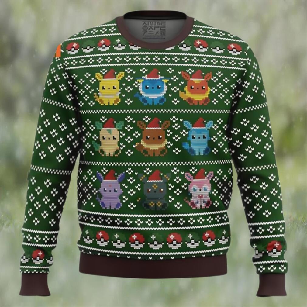 Pokemon eevee eeveelutions ugly christmas sweater Christmas Ugly Sweater