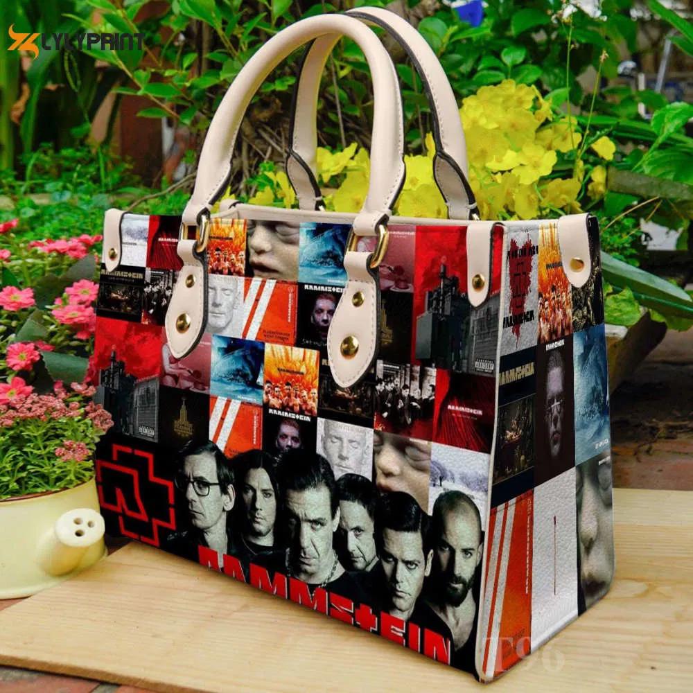 Rammstein leather handbag for women gift 2580 Women Leather Hand Bag
