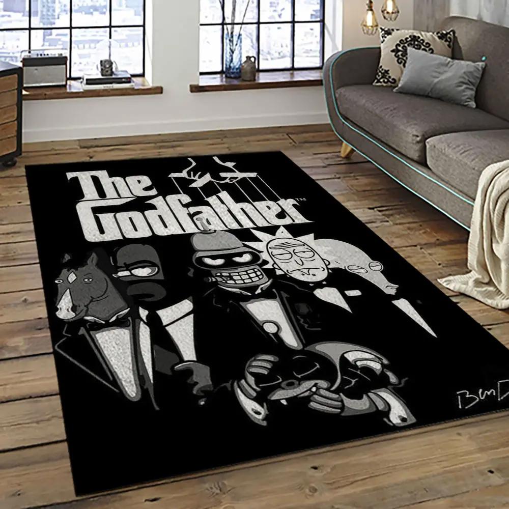 Rick and morty cartoon tv show retangle carpet area rug home decor best gift for family rm32 Rectangle Rug
