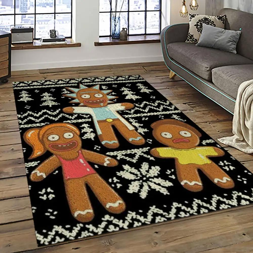 Rick and morty cartoon tv show retangle carpet area rug home decor best gift for family rm37 Rectangle Rug