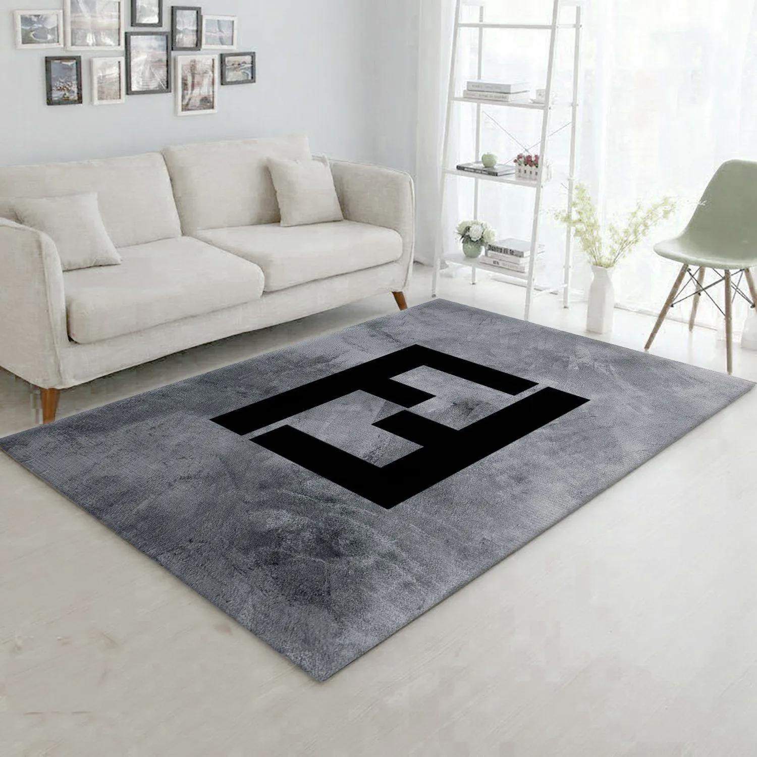 Rugs in living room and bedroom - Fendi rectangle rug bedroom rug christmas gift us decor Rectangle Rug