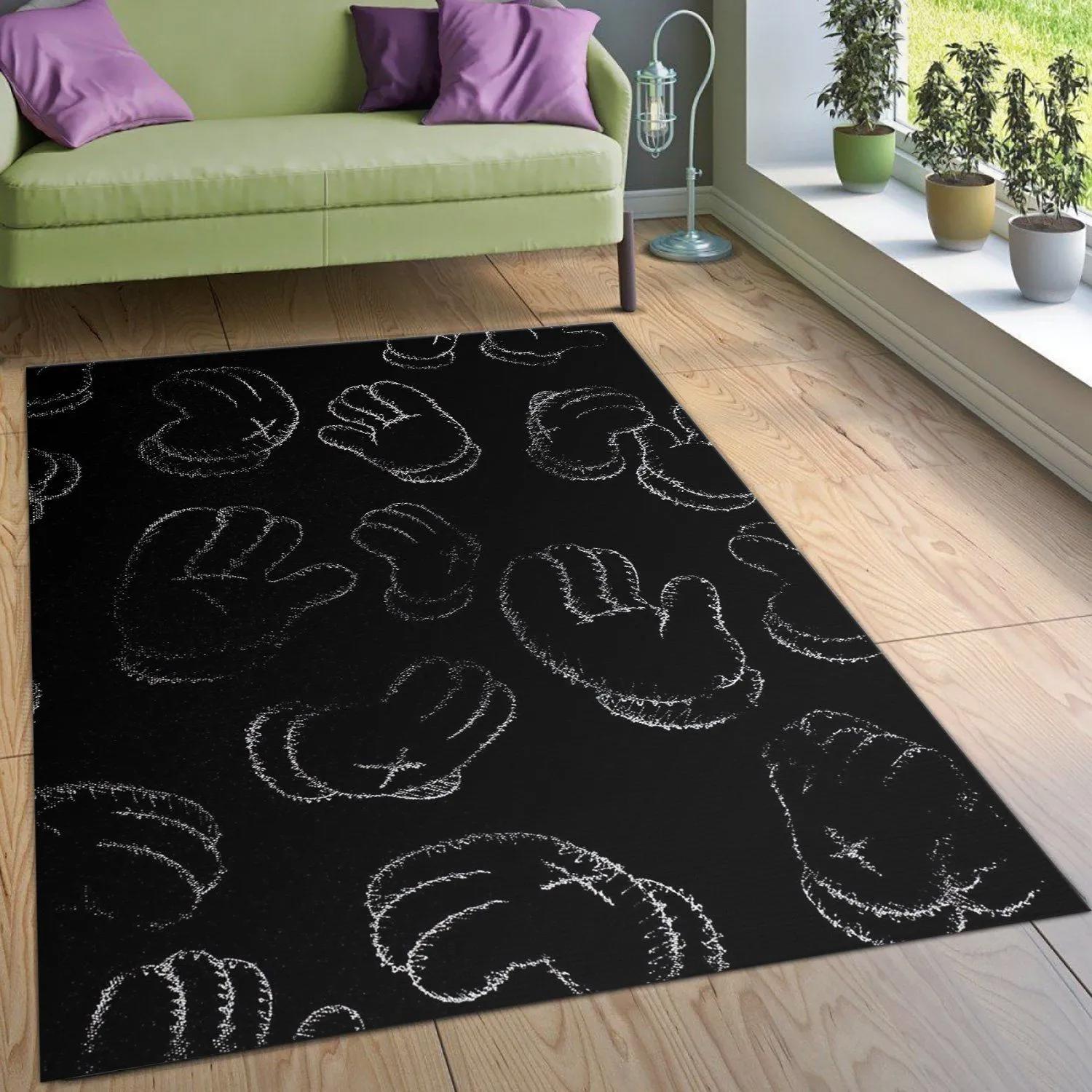 Rugs in living room and bedroom - Kaws ver7 area rug for christmas bedroom rug christmas gift us decor Rectangle Rug