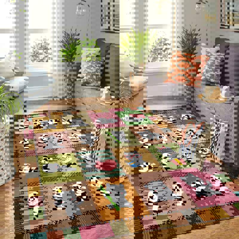 Rugs in living room and bedroom frozen Rectangle Rug