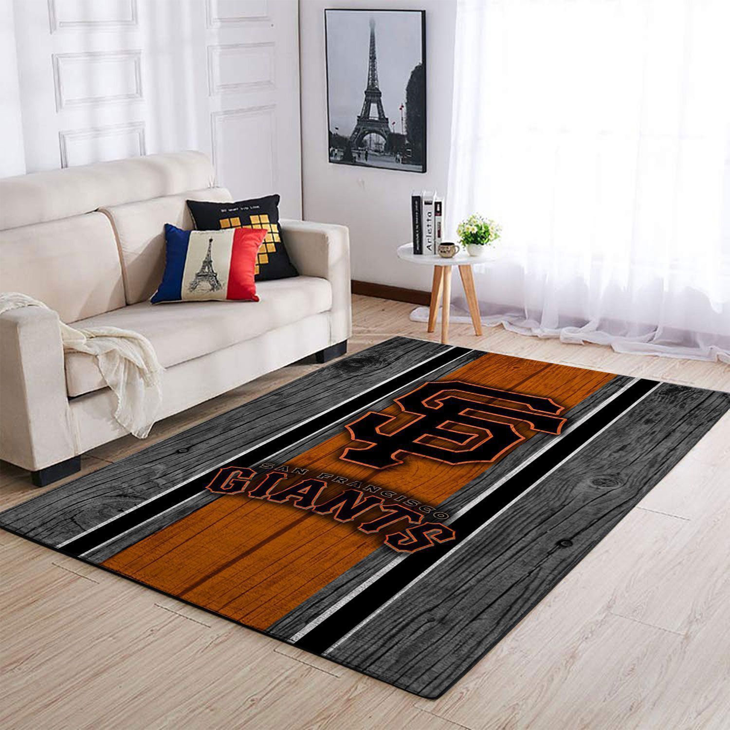 Rugs in living room and bedroom san francisco giants mlb area rugs baseball living room carpet team logo wooden style home rug regtangle carpet floor decor home decor Rectangle Rug