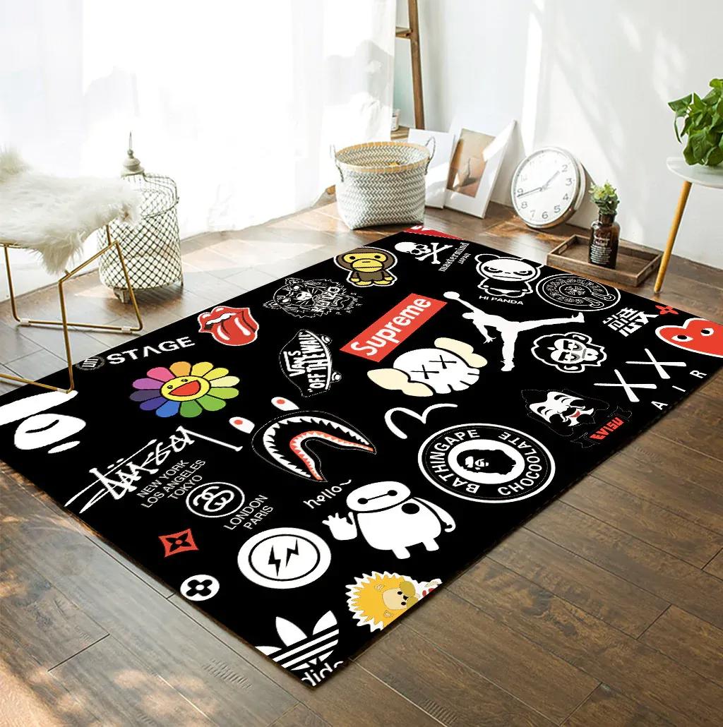 Rugs in living room and bedroom supreme new fashion area rug carpet living room rug us gift decor Rectangle Rug