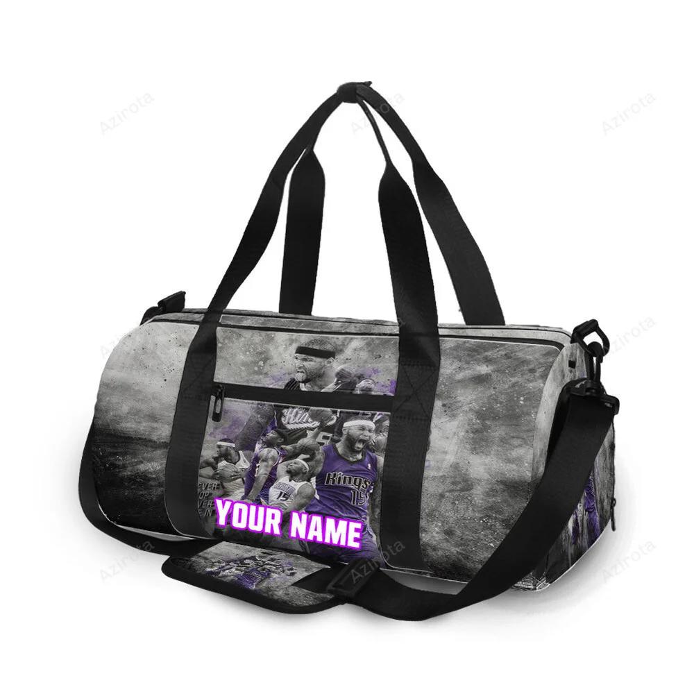 Sacramento kings never stop never give in personalized name travel bag gym bag 2323 Travel Bag