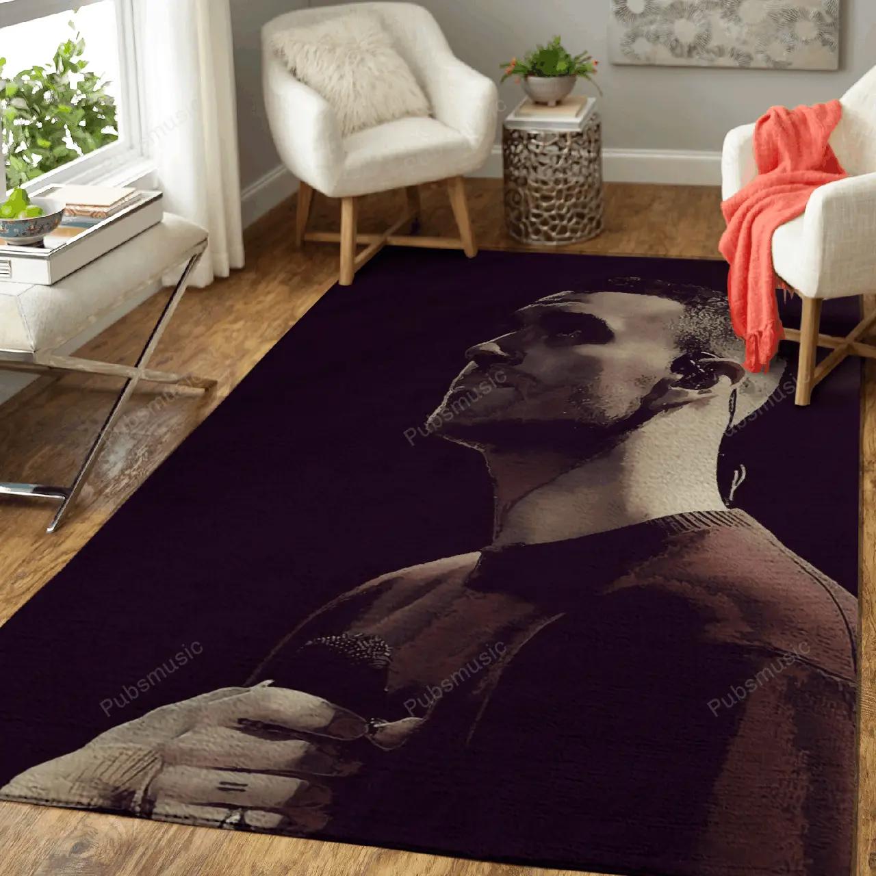 Sam smith 26 music art for fans area rug living room carpet rug regtangle carpet floor decor home decor Rectangle Rug