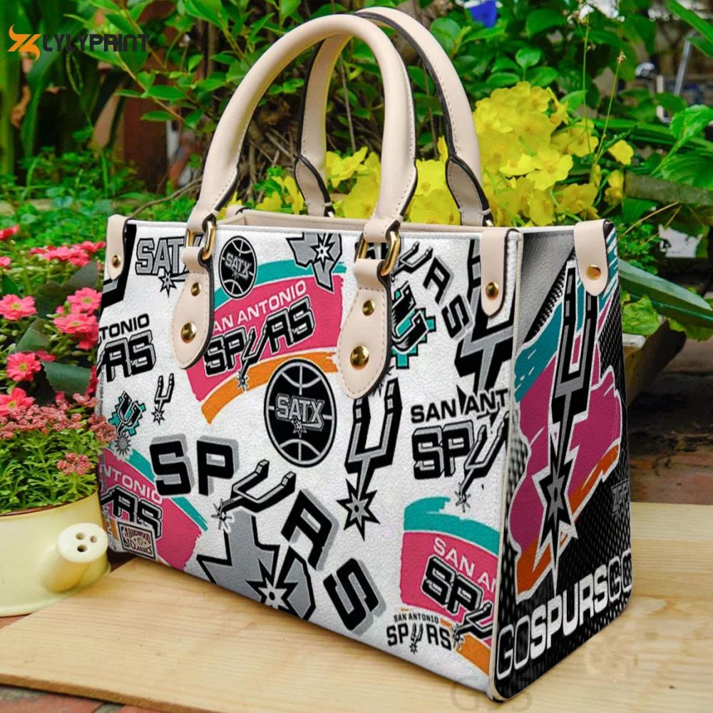 San antonio spurs a1 leather bag g95 1619 Women Leather Hand Bag