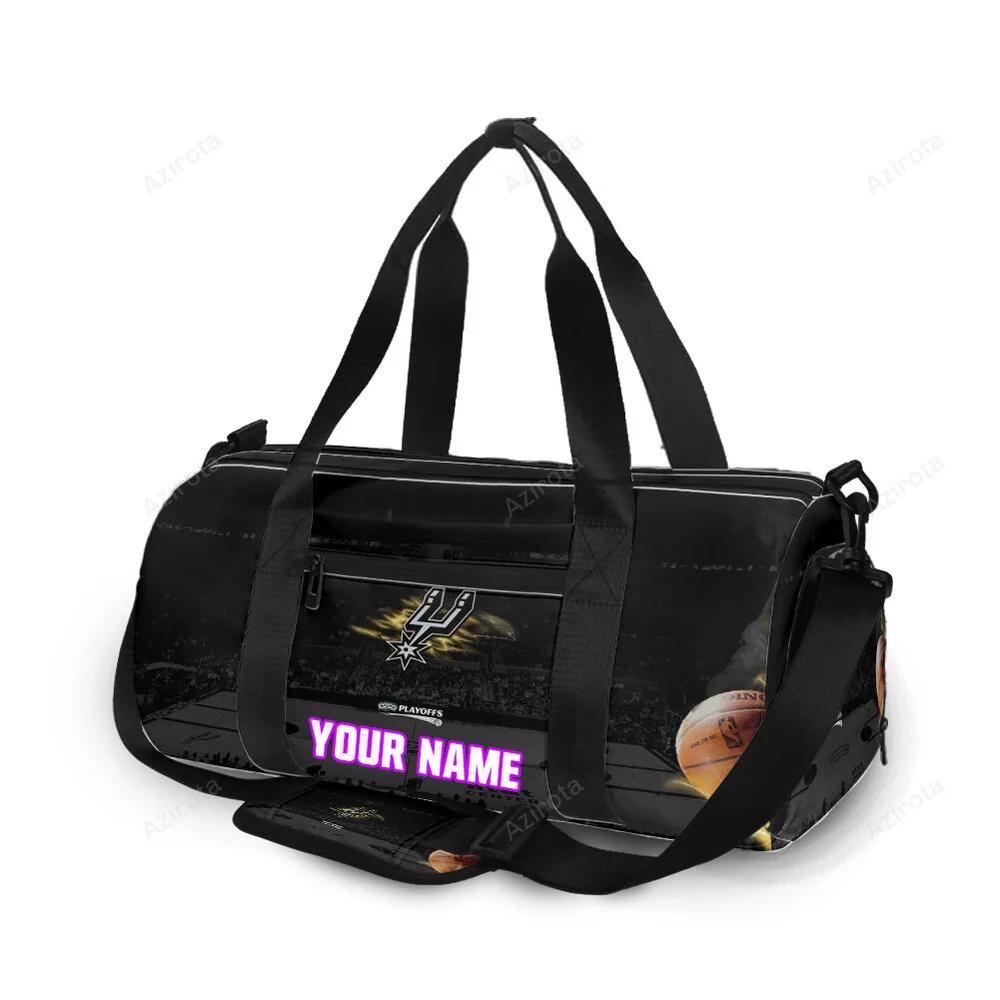 San antonio spurs playoffs personalized name travel bag gym bag 2388 Travel Bag