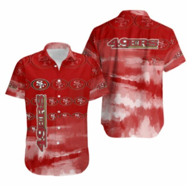 San francisco 49ers gift for fan hawaiian graphic print short Hawaii Shirt Shorts & Flip Flops