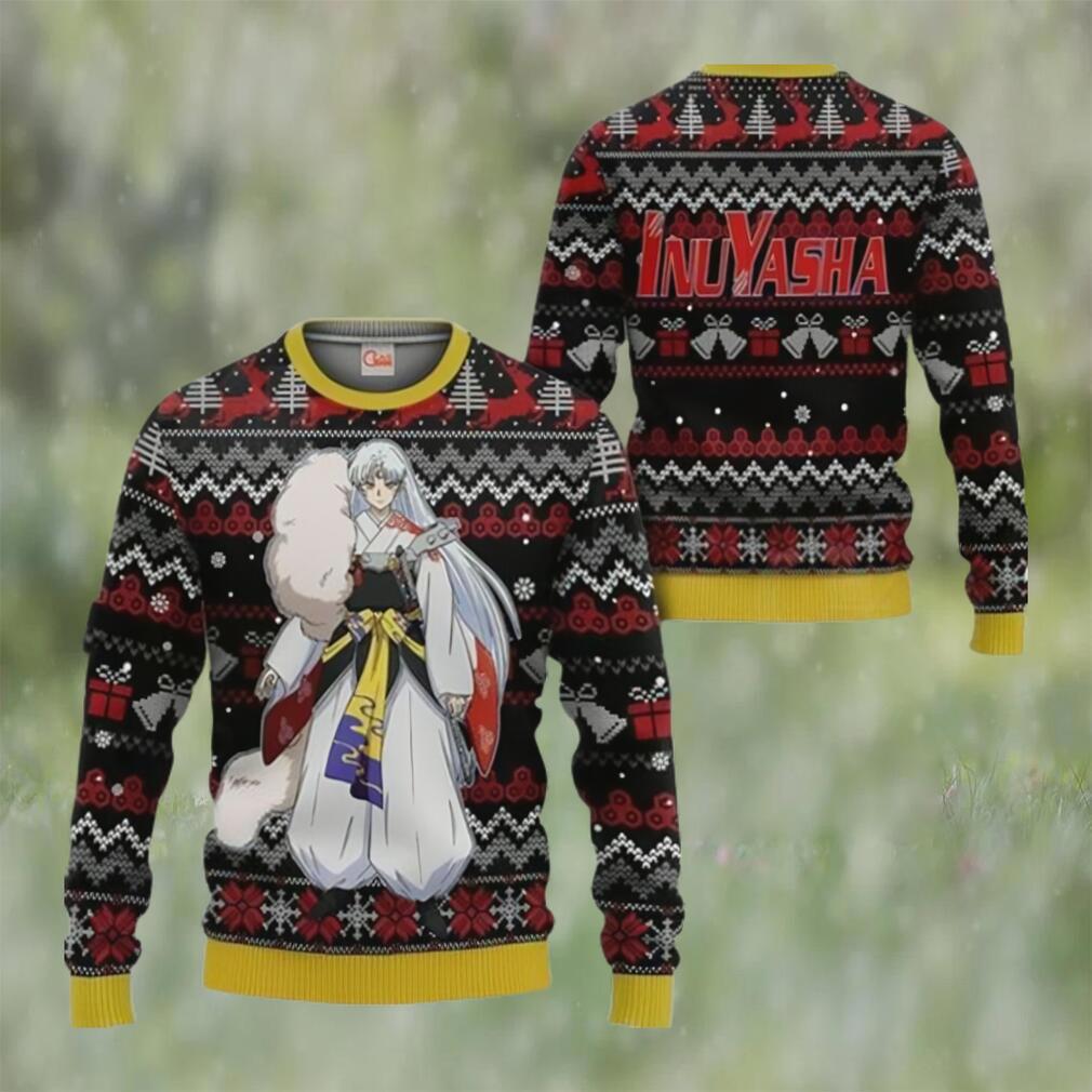 Sesshomaru ugly christmas sweater inuyasha anime xmas gift Christmas Ugly Sweater