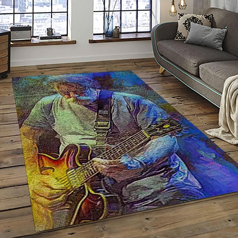 Singer bob weir music carpet rectangle area rug for living room bedroom decor bw43 Rectangle Rug