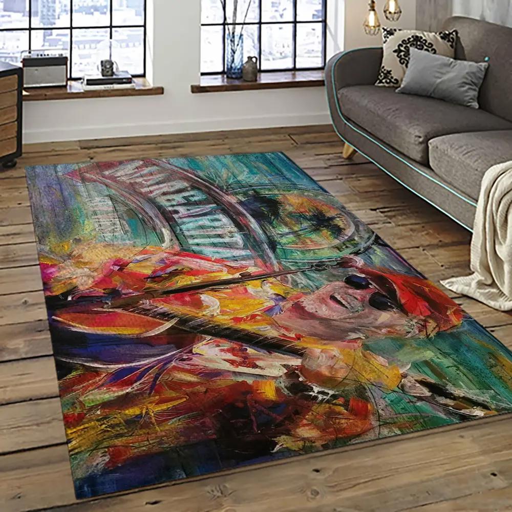 Singer jimmy buffett music carpet rectangle area rug for living room bedroom decor jb07 Rectangle Rug