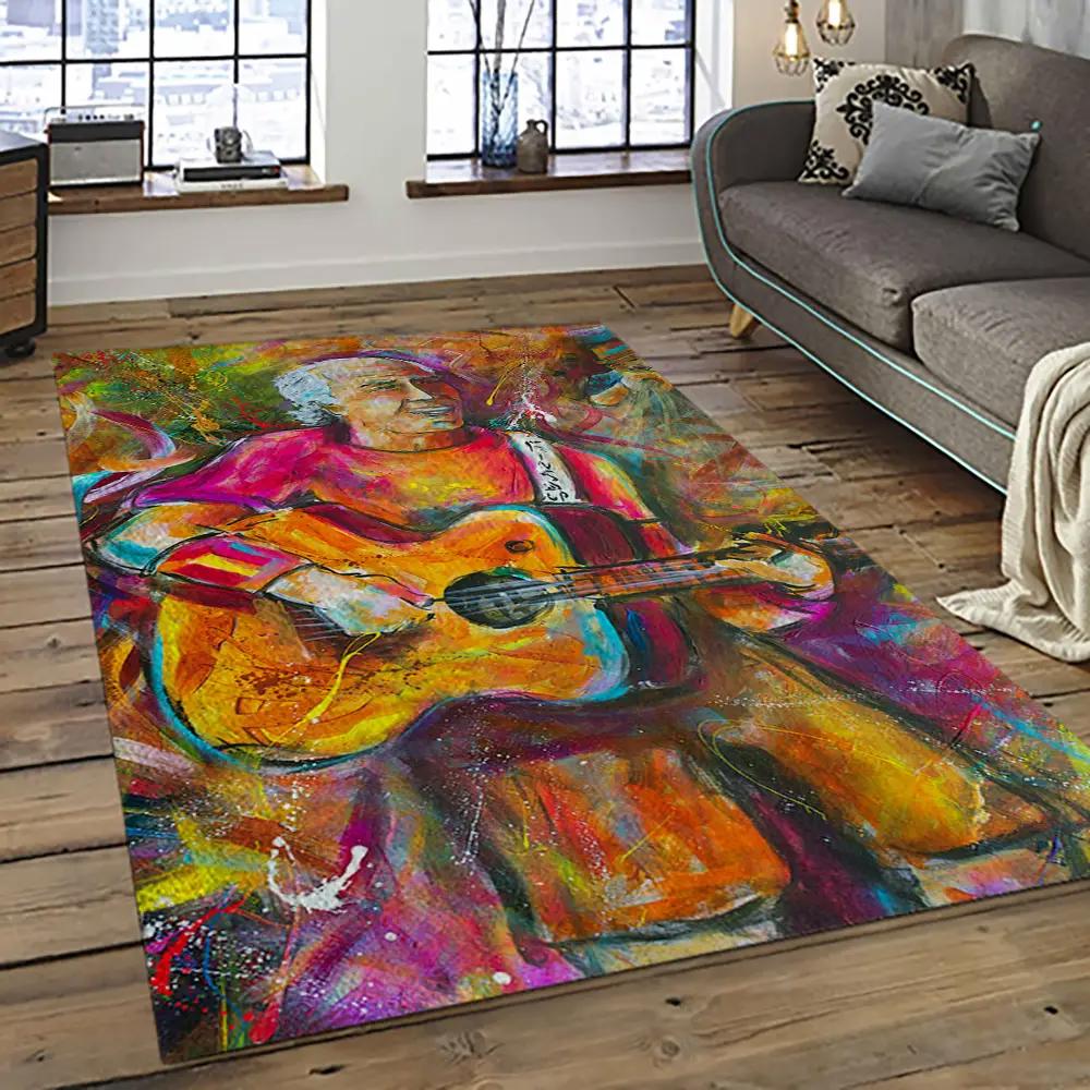 Singer jimmy buffett music carpet rectangle area rug for living room bedroom decor jb15 Rectangle Rug