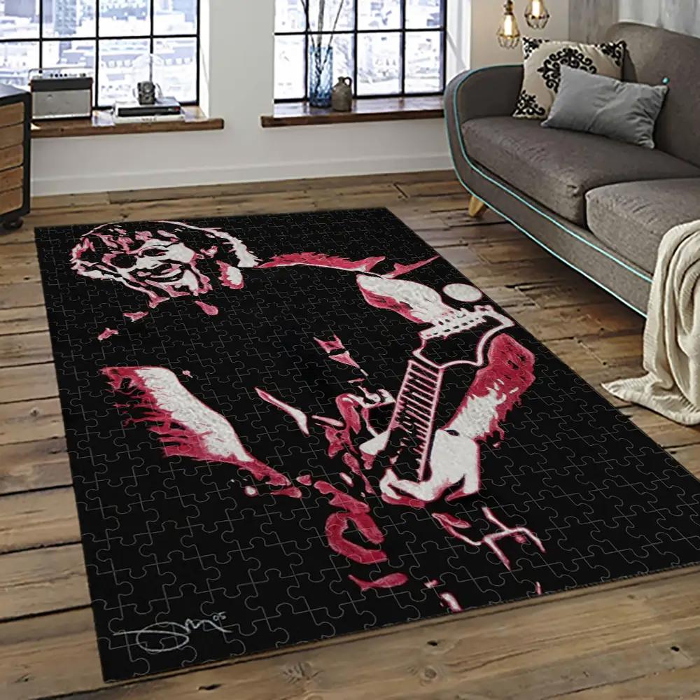 Singer trey anastasio music concert music carpet rectangle area rug ta23 Rectangle Rug