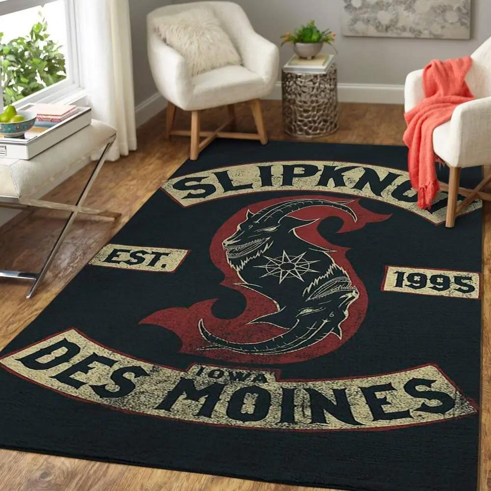 Slipknot area rug music rug regtangle carpet floor decor home decor v5623 Rectangle Rug