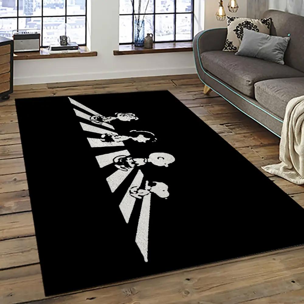 Snoopy cartoon movie carpet rectangle area rug for living room bedroom decor snp33 Rectangle Rug