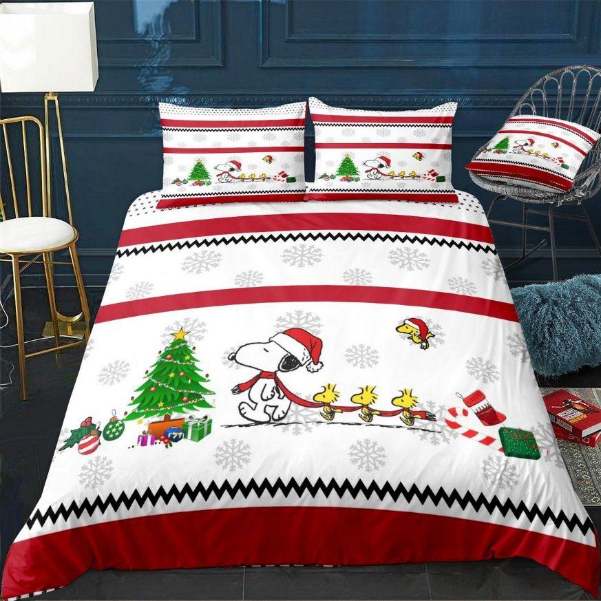 Snoopy christmas   Bedding Sets home decor blankets sheets bedspread bedroom idea covers bedclothes bed linen duvet