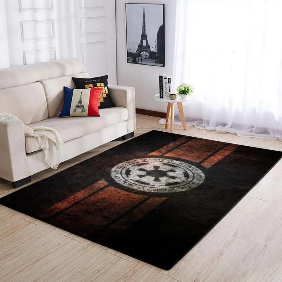 Star wars area rug living room rug home decor empire at war logo movie ofd 19091937 Rectangle Rug