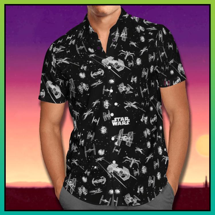 Star wars spaceship hawaiian shirt Hawaii Shirt Shorts & Flip Flops