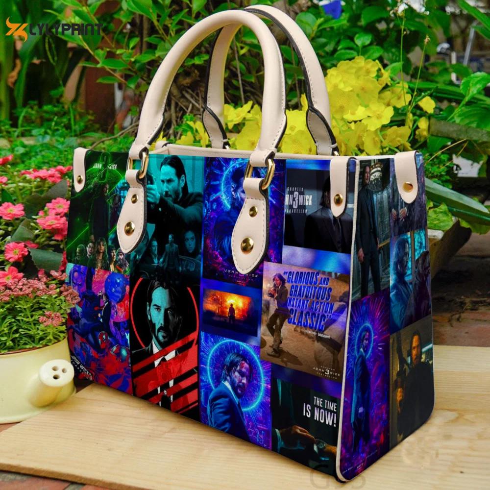 Stylish john wick leather hand bag gift for women’s day gift for women s day – g95 3912 Women Leather Hand Bag