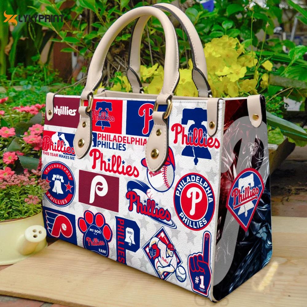 Stylish philadelphia phillies leather hand bag gift for women’s day gift for women s day – perfect for g95 celebration 3588 Women Leather Hand Bag