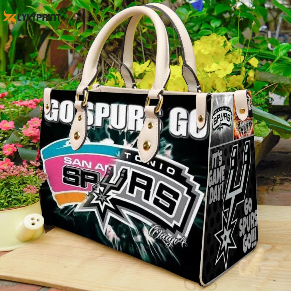 Stylish san antonio spurs 3 leather hand bag gift for women’s day gift for women s day – perfect for g95 celebration 3607 Women Leather Hand Bag