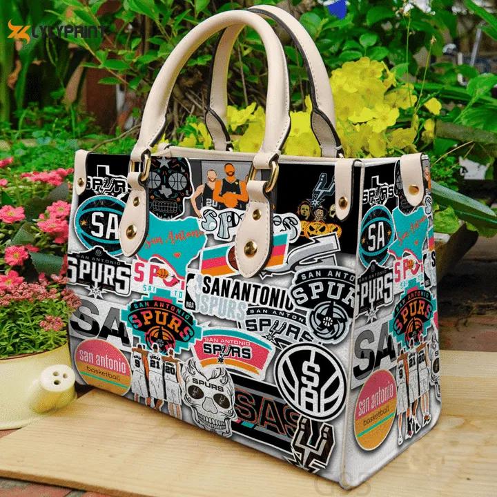 Stylish san antonio spurs leather hand bag gift for women’s day – perfect women s day gift g95 3626 Women Leather Hand Bag