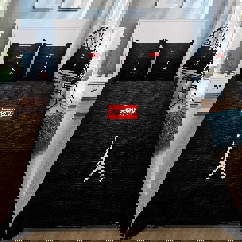 Supreme jordan luxury brand bedding sets bedspread duvet cover set,bed sets, bedroom sets, comforter sets, duvet cover, bedspread Bedding Sets