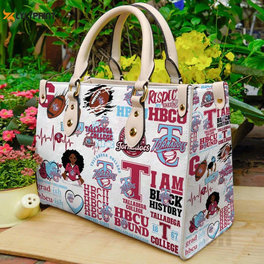 Talladega college leather handbag  gift for women 2906 Women Leather Hand Bag