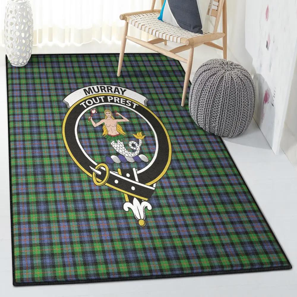 Tartan cool rugs, murray of atholl ancient tartan crest rug Rectangle Rug