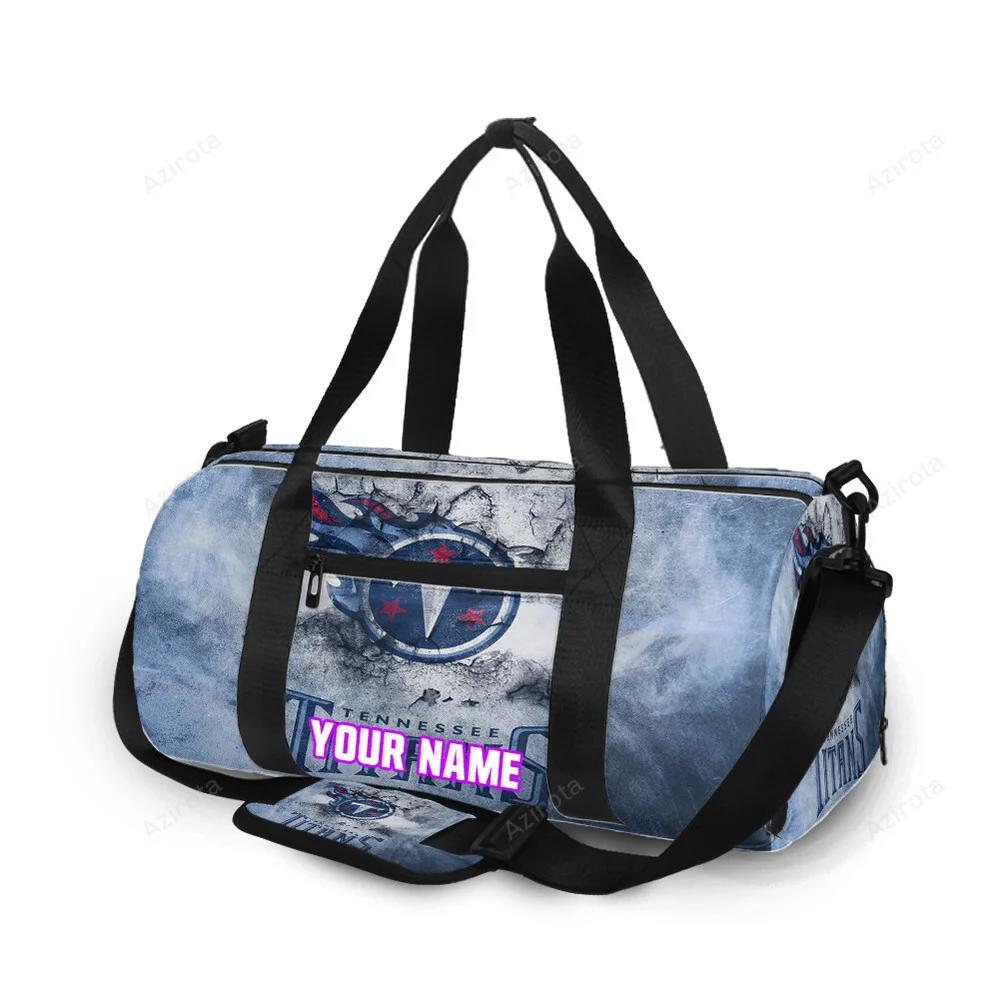 Tennessee titans emblem v1 personalized name travel bag gym bag 2560 Travel Bag