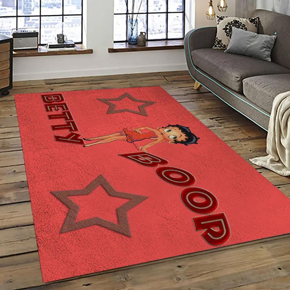 The best of betty boop cartoon character carpet area rug home decor gift best present for friends bobb12 Rectangle Rug