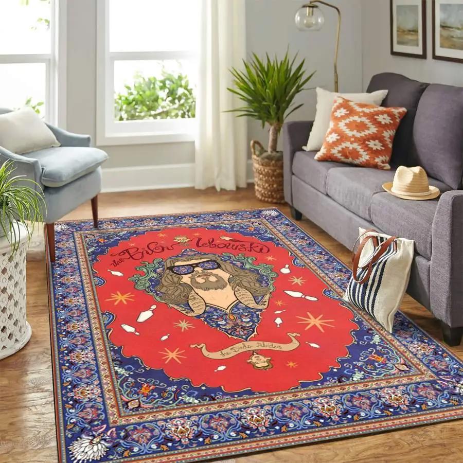 The dude  190922 movie area rug living room rug home decor ofd Rectangle Rug