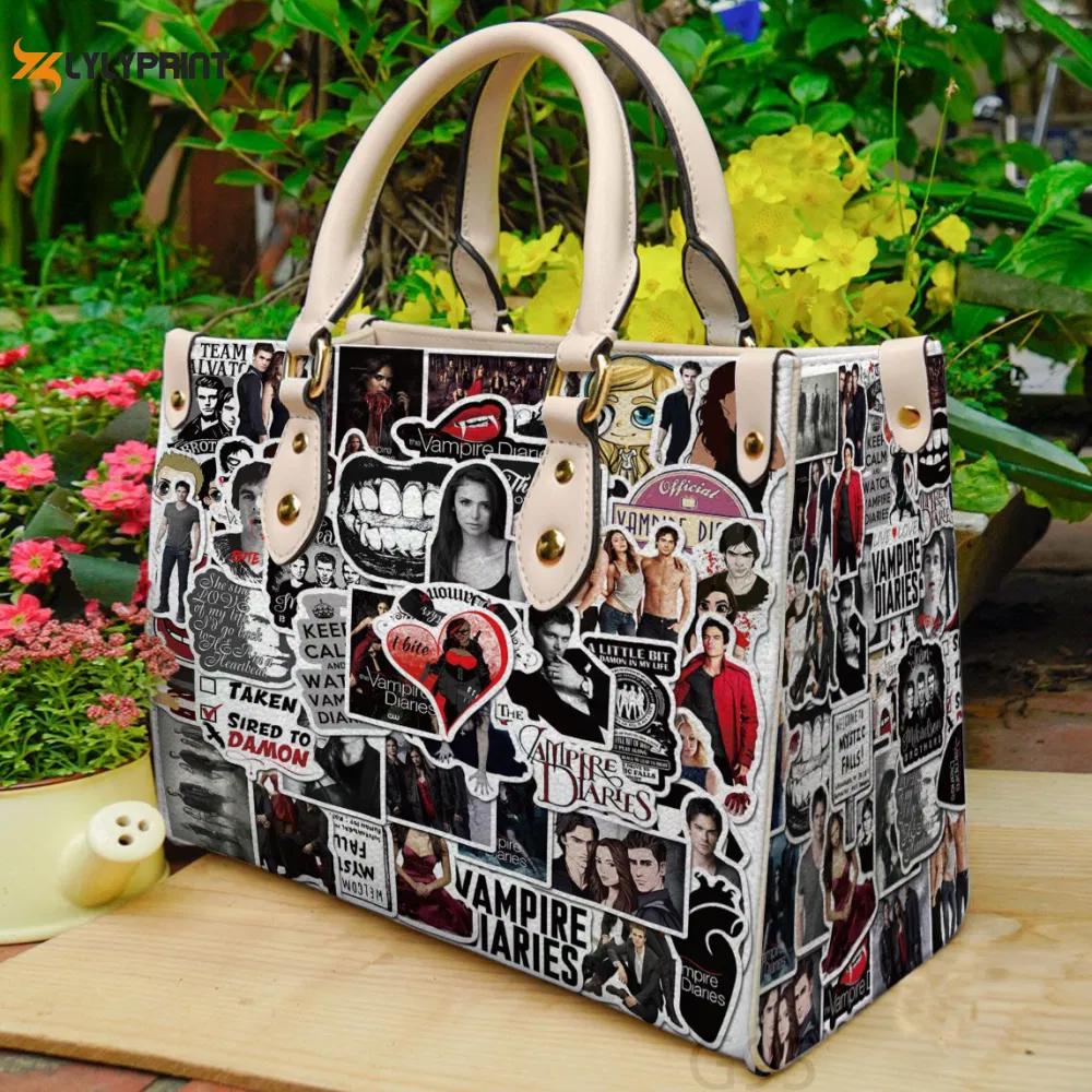 The vampire diaries g2 leather bag for women gift 1061 Women Leather Hand Bag