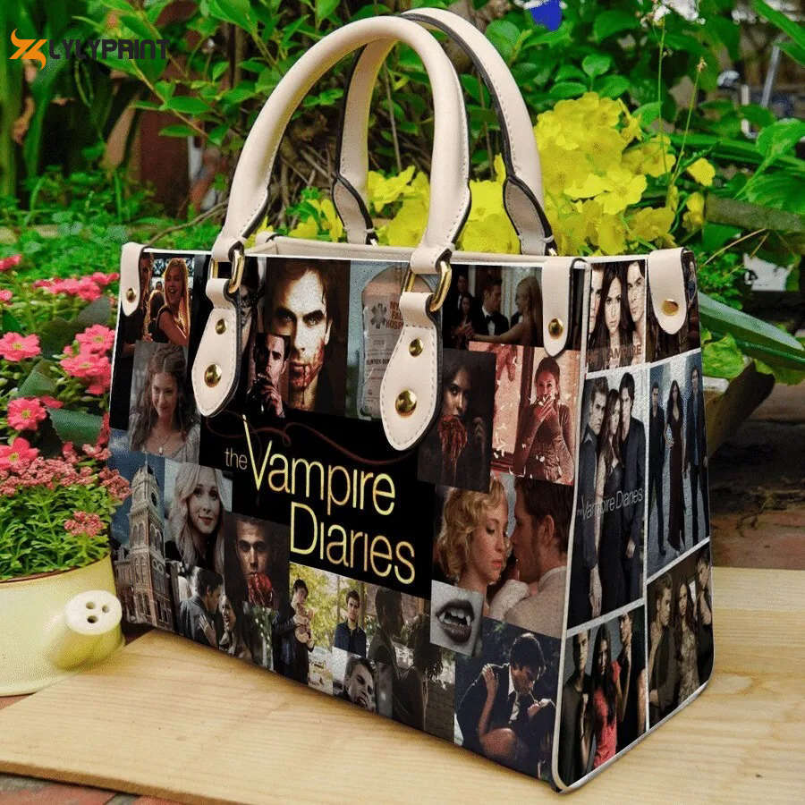 The vampire diaries leather handbag  gift for women 2907 Women Leather Hand Bag