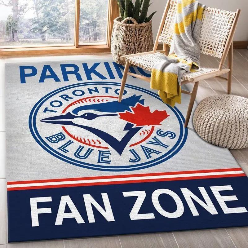 Toronto blue jays area rug mlb baseball team logo carpet living room rugs 1 Rectangle Rug