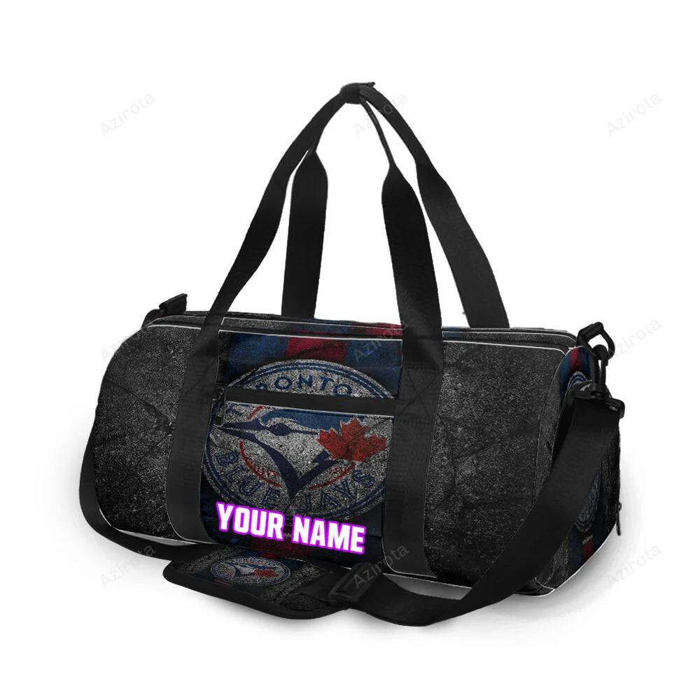 Toronto blue jays russell bird crack stone personalized name travel bag gym bag 2440 Travel Bag
