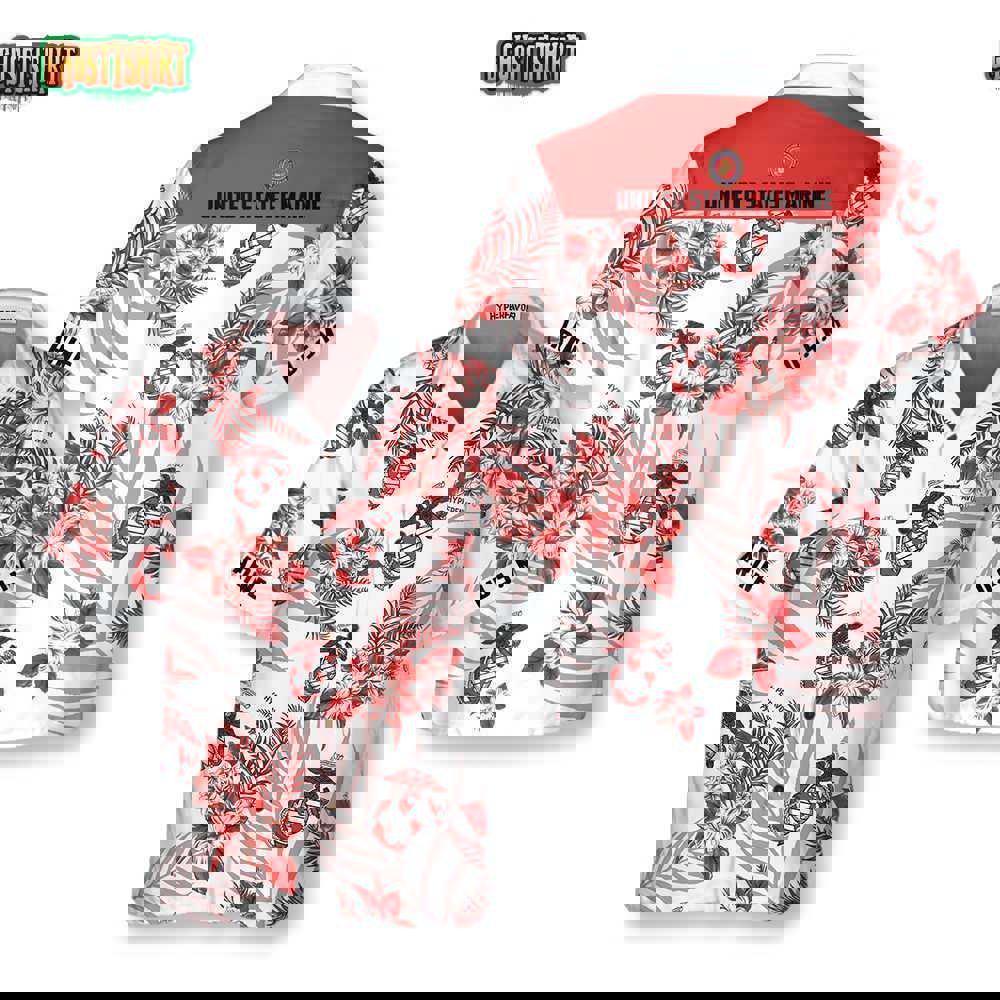 United states marine corps hawaiian shirt Hawaii Shirt Shorts & Flip Flops