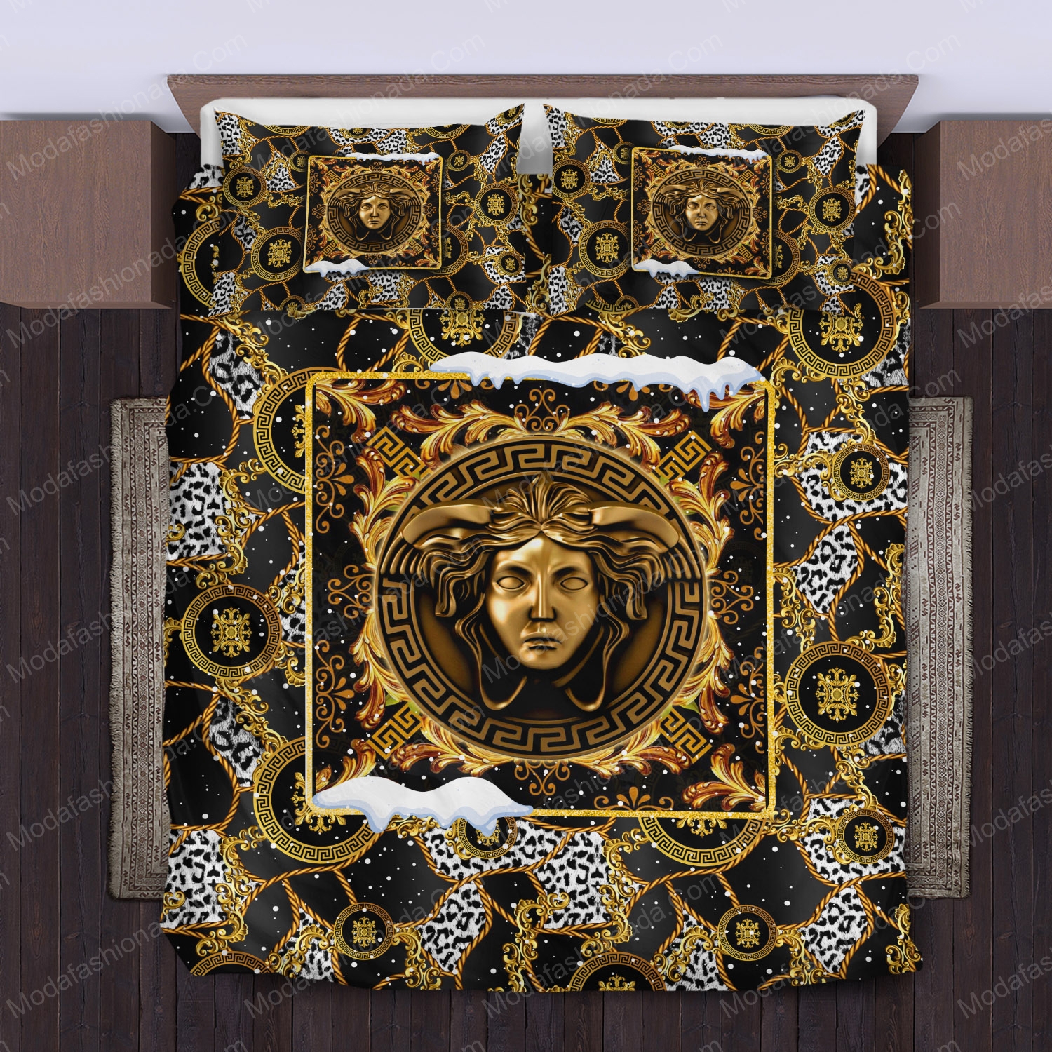 Versace logo christmas bedding sets home decoration Bedding Sets