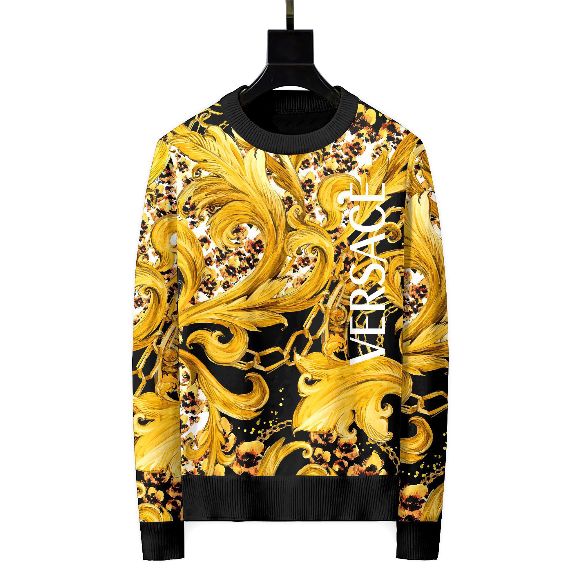 Versace luxury ugly sweater for winter hot 2024  style 505 Christmas Ugly Sweater