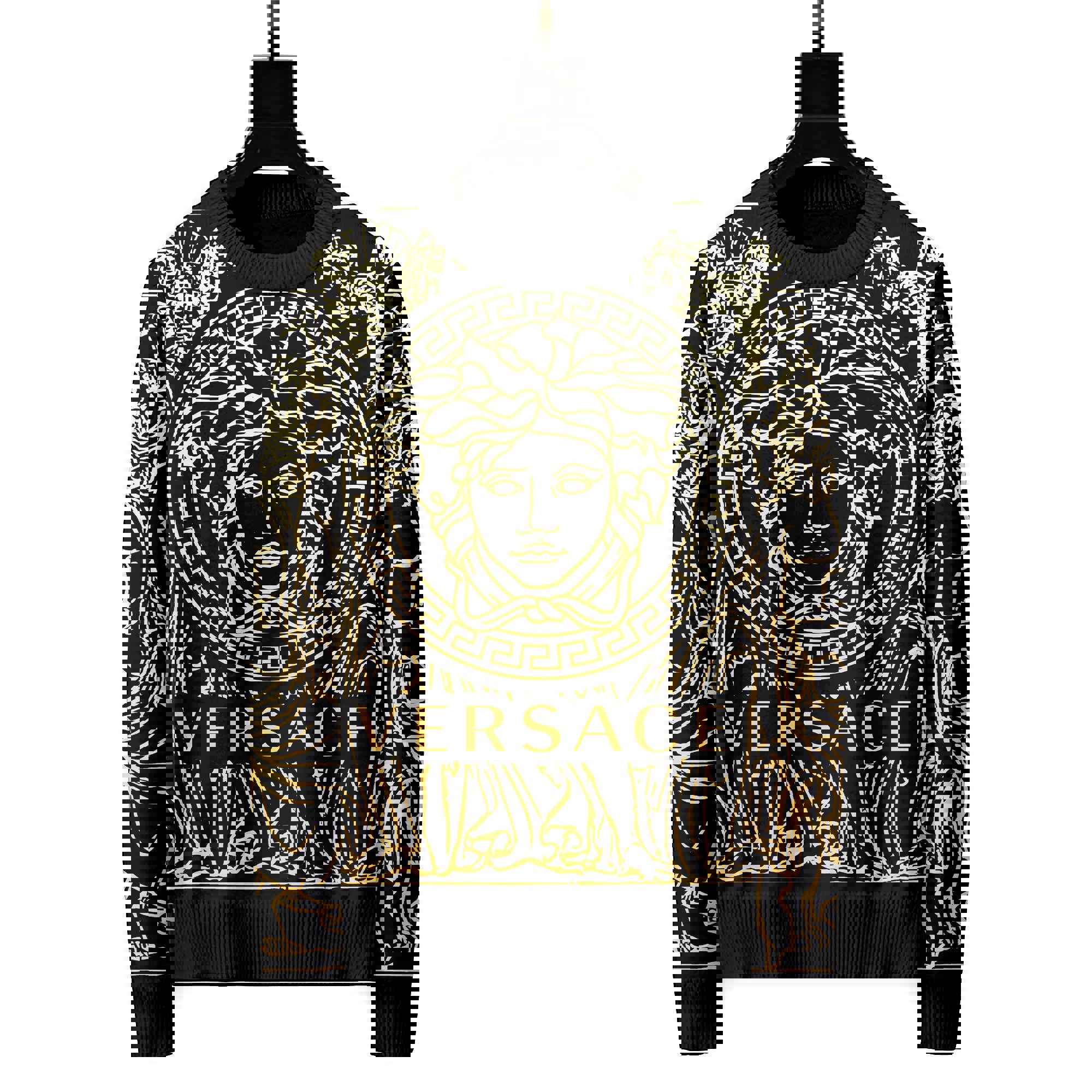 Versace luxury ugly sweater for winter hot 2024  style 744 Christmas Ugly Sweater