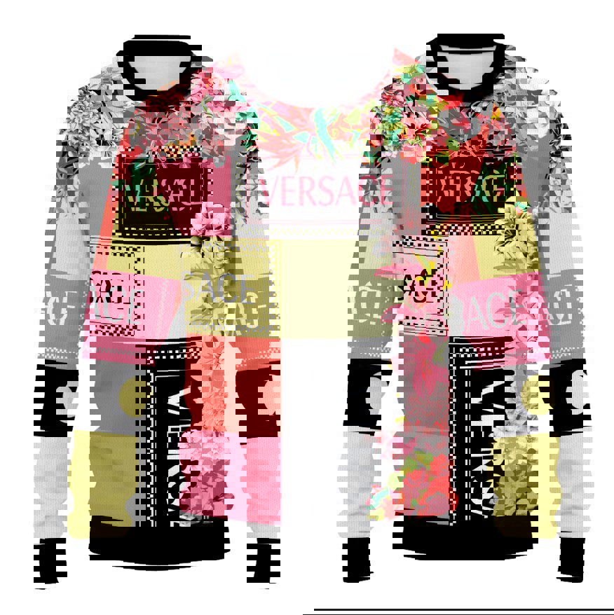 Versace luxury ugly sweater for winter hot 2024  style 937 Christmas Ugly Sweater