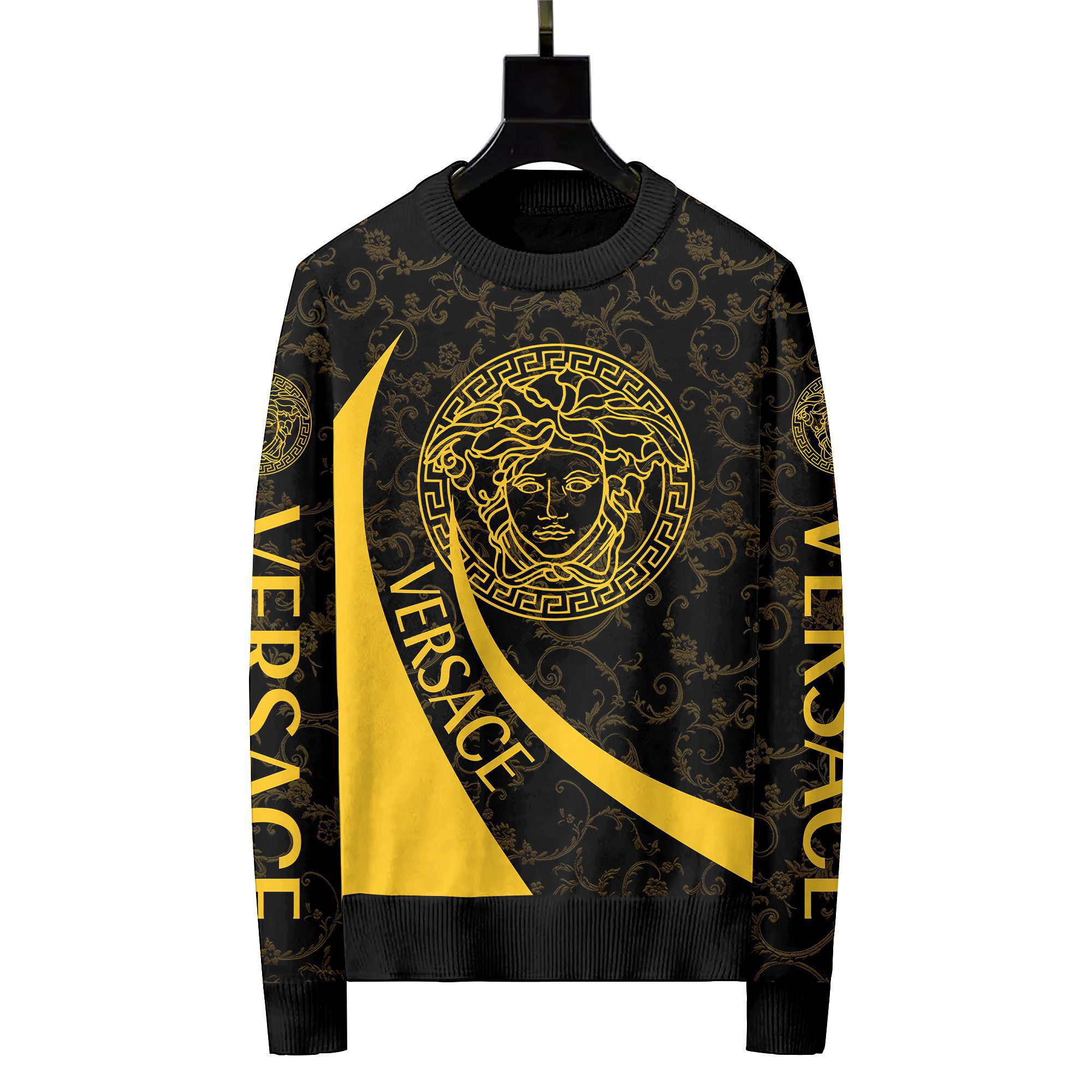 Versace luxury ugly sweater for winter hot 2024  style 943 Christmas Ugly Sweater