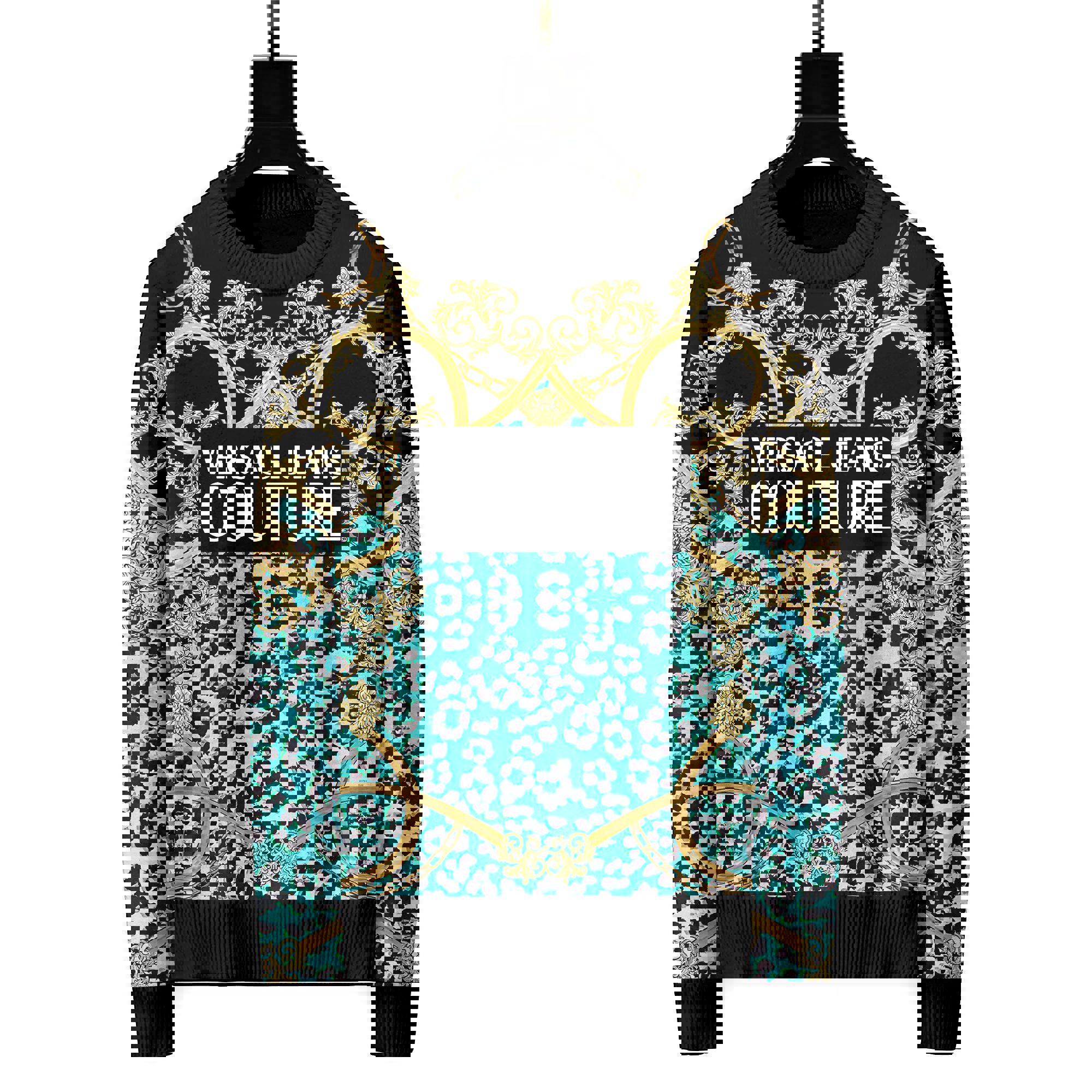 Versace luxury ugly sweater for winter hot 2025style 148 Christmas Ugly Sweater