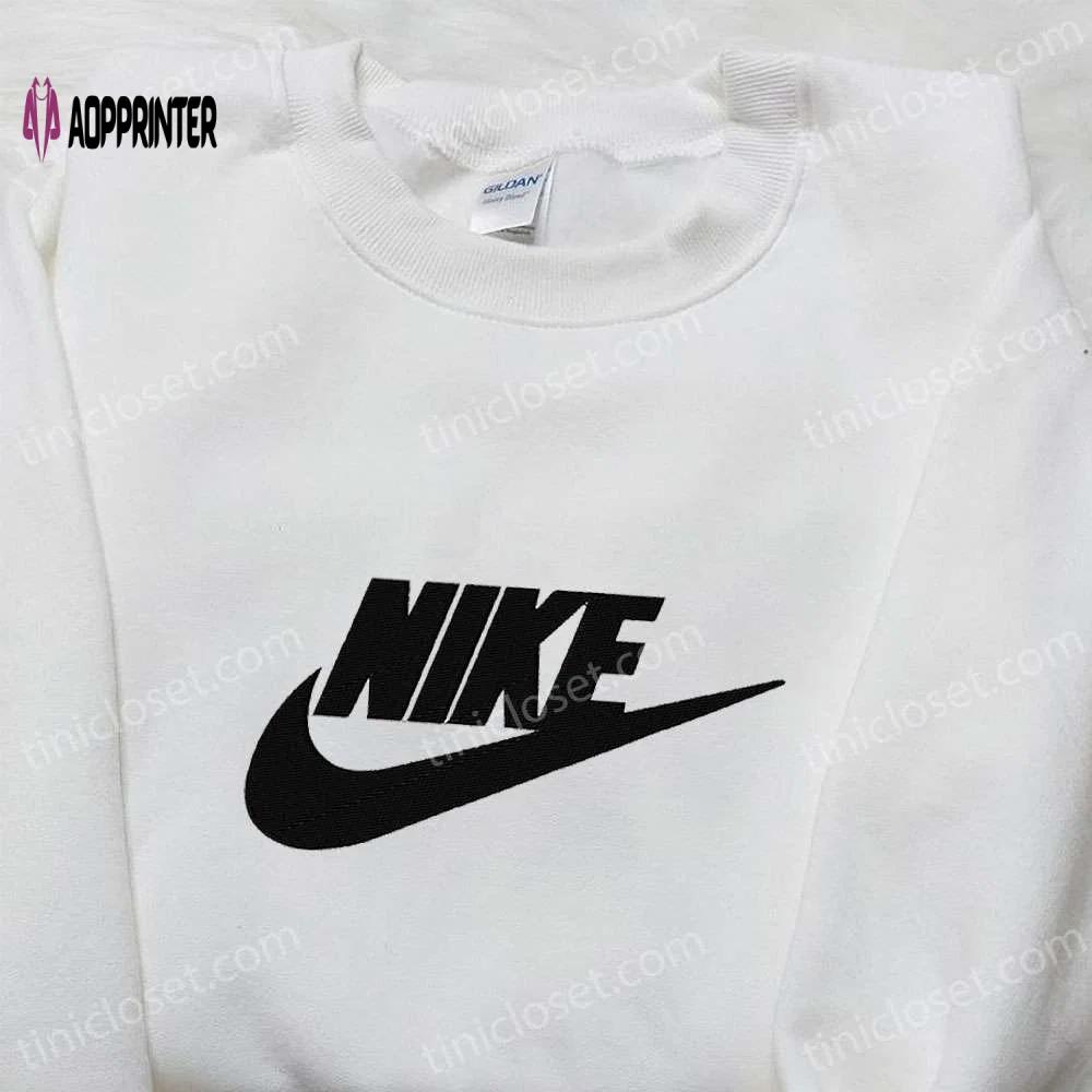 Vintage nike embroidered shirt: perfect nike-inspired gift for family Embroidered Shirt