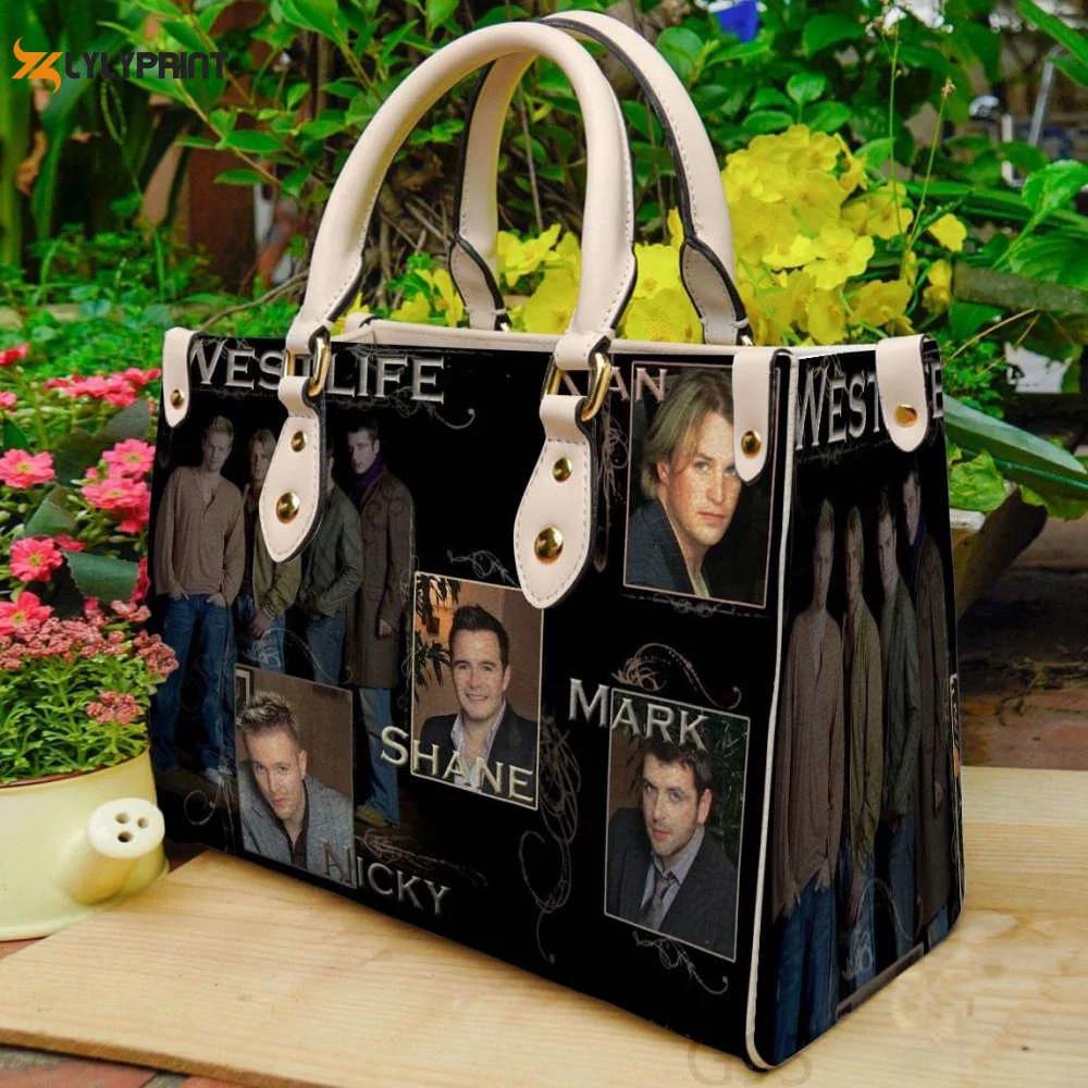 Westlife band lover 1g leather bag for women gift 1974 Women Leather Hand Bag