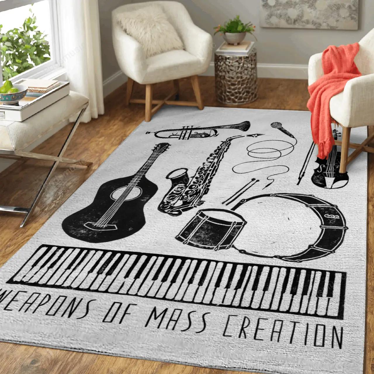 Womc music weapons of mass creation art for fans area rug living room carpet rug regtangle carpet floor decor home decor Rectangle Rug